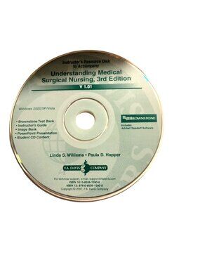 Davis Instructors Resource Understanding Medical Surgical Nursing Test Bank CD